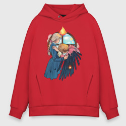 Мужское худи Oversize хлопок Хаул и Софи