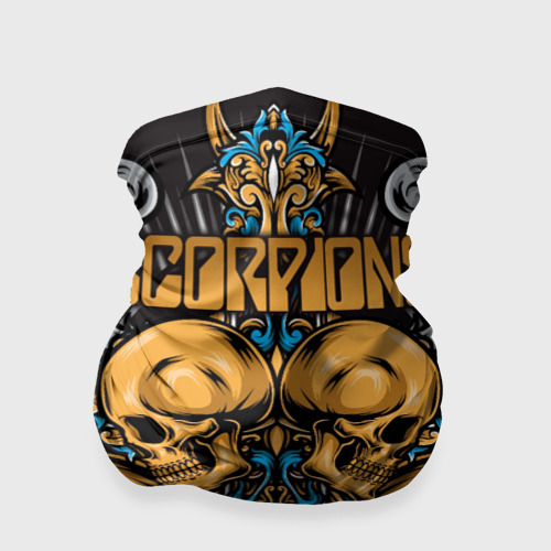 Бандана-труба 3D Scorpions, цвет 3D печать