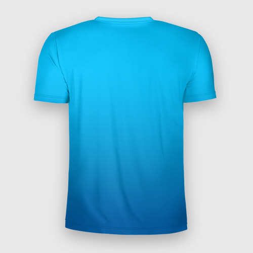 Мужская футболка 3D Slim Zima blue, цвет 3D печать - фото 2