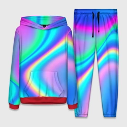 Женский костюм с толстовкой 3D Градиент