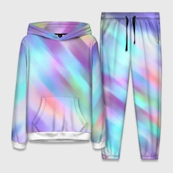 Женский костюм с толстовкой 3D Градиент
