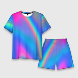 Мужской костюм с шортами 3D Gradient