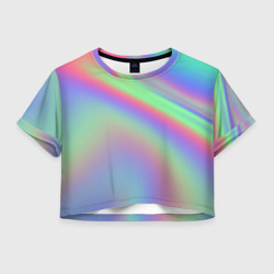 Женская футболка Crop-top 3D Gradient vinyl