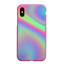 Чехол для iPhone XS Max матовый Gradient vinyl