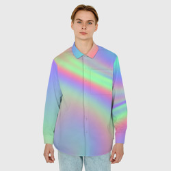 Мужская рубашка oversize 3D Gradient vinyl - фото 2