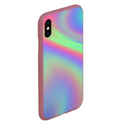 Чехол для iPhone XS Max матовый Gradient vinyl - фото 2