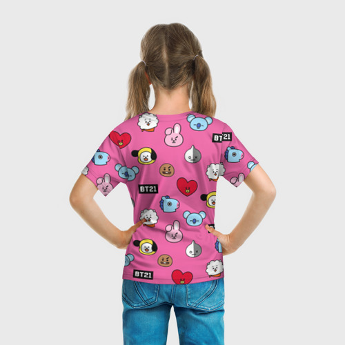 Детская футболка 3D BTS, цвет 3D печать - фото 6