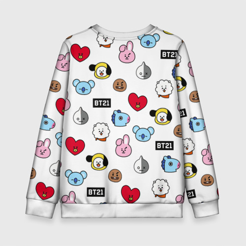 Детский свитшот 3D BTS БТС bangtan boys BT21, цвет 3D печать - фото 2