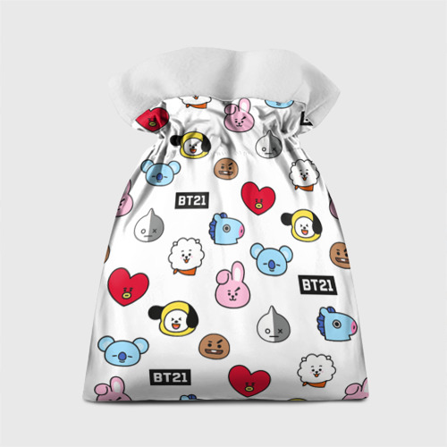 Подарочный 3D мешок BTS БТС bangtan boys BT21 - фото 2