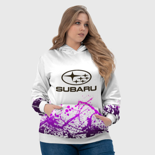 Женская толстовка 3D Subaru, цвет 3D печать - фото 6