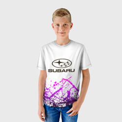 Детская футболка 3D Subaru - фото 2