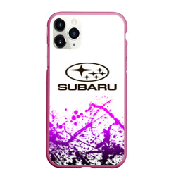 Чехол для iPhone 11 Pro Max матовый Subaru