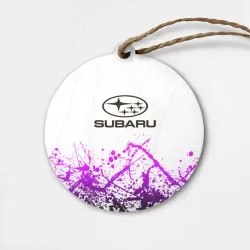 Деревянная игрушка круг Subaru