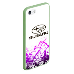 Чехол для iPhone 5/5S матовый Subaru - фото 2