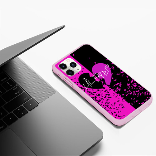 Чехол для iPhone 11 Pro Max матовый Lil Peep, цвет розовый - фото 5