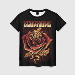 Женская футболка 3D Scorpions
