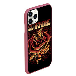 Чехол для iPhone 11 Pro Max матовый Scorpions - фото 2