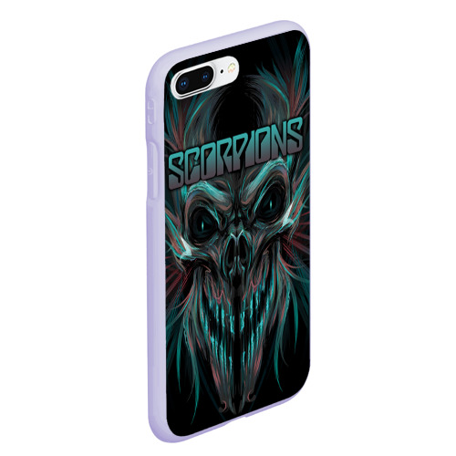 Чехол для iPhone 7Plus/8 Plus матовый Scorpions, цвет светло-сиреневый - фото 3