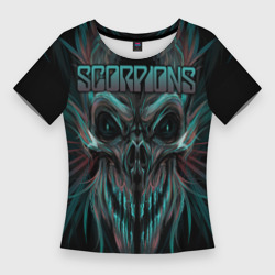 Женская футболка 3D Slim Scorpions