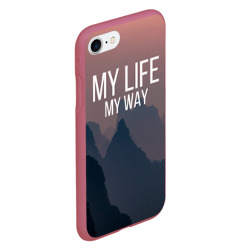 Чехол для iPhone 7/8 матовый My Life My Way - фото 2