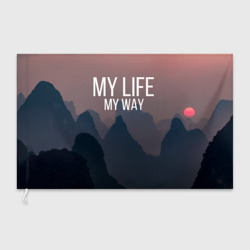 Флаг 3D My Life My Way