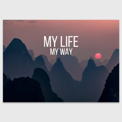 Поздравительная открытка My Life My Way