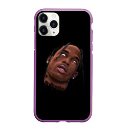 Чехол для iPhone 11 Pro Max матовый Travis Scott