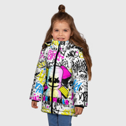 Зимняя куртка для девочек 3D Marshmello - фото 2