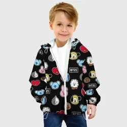 Детская куртка 3D BT21 BTS БТС bangtan boys - фото 2
