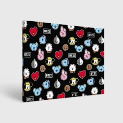 Холст прямоугольный BT21 BTS БТС bangtan boys