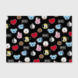 Холст прямоугольный BT21 BTS БТС bangtan boys - фото 2