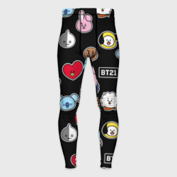 Мужские тайтсы 3D BT21 BTS БТС bangtan boys