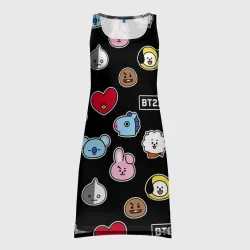 Платье-майка 3D BT21 BTS БТС bangtan boys