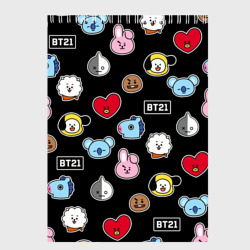 Скетчбук BT21 BTS БТС bangtan boys