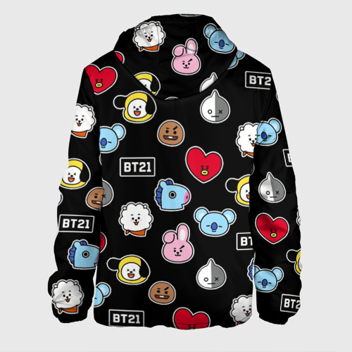 Мужская куртка 3D BT21 BTS БТС bangtan boys, цвет 3D печать - фото 2