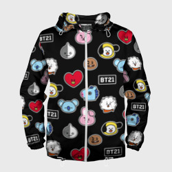 Мужская ветровка 3D BT21 BTS БТС bangtan boys