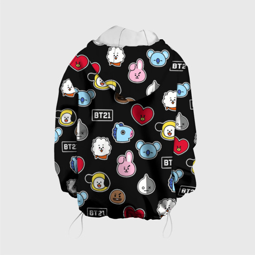 Детская куртка 3D BT21 BTS БТС bangtan boys, цвет белый - фото 2