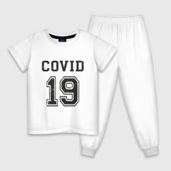 Детская пижама хлопок Covid 19