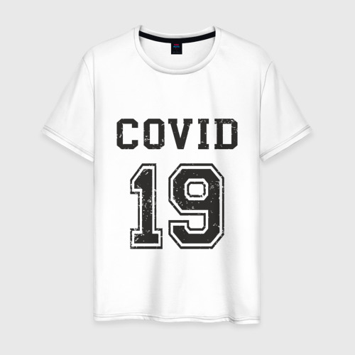 Мужская футболка хлопок Covid 19