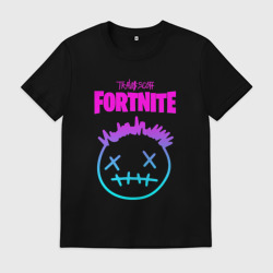 Мужская футболка хлопок Travis Scott+Fortnite