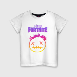 Travis Scott+Fortnite – Детская футболка хлопок с принтом купить со скидкой в -20%