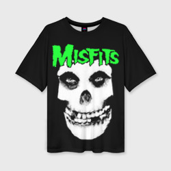 Женская футболка oversize 3D Misfits