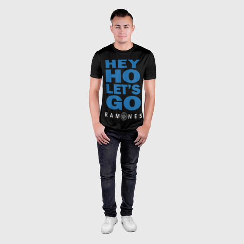 Мужская футболка 3D Slim Ramones, цвет 3D печать - фото 4