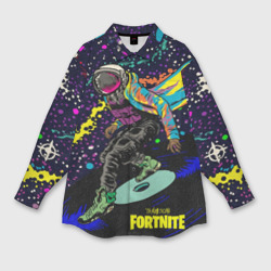 Мужская рубашка oversize 3D Travis Scott+Fortnite