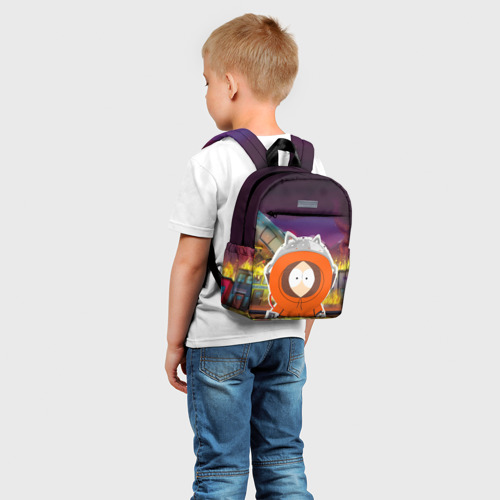 Детский рюкзак 3D с принтом Южный парк Кенни Маккормик, фото на моделе #1