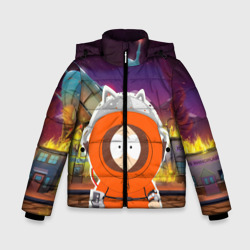 Зимняя куртка для мальчиков 3D Южный Парк. Кенни Маккормик
