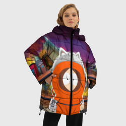 Женская зимняя куртка Oversize Южный Парк. Кенни Маккормик - фото 2