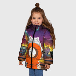 Зимняя куртка для девочек 3D Южный Парк. Кенни Маккормик - фото 2
