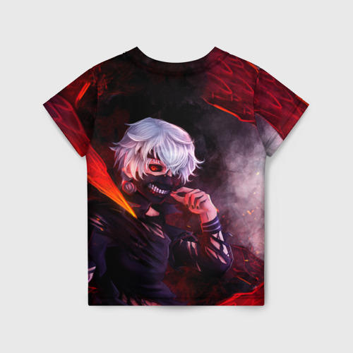 Детская футболка 3D Ken Kaneki красные жала, цвет 3D печать - фото 2