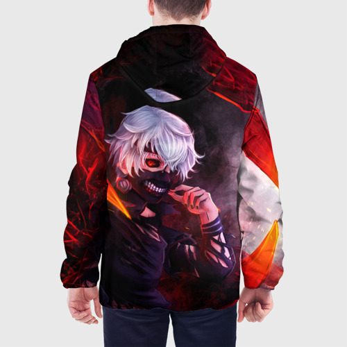 Мужская куртка 3D Ken Kaneki красные жала, цвет 3D печать - фото 5